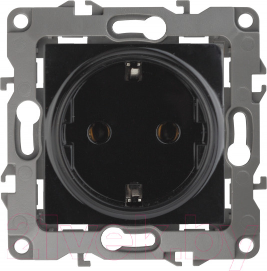 Изображение товара Розетка ЭРА Schuko 12-2102-06 / Б0014692 (черный)
