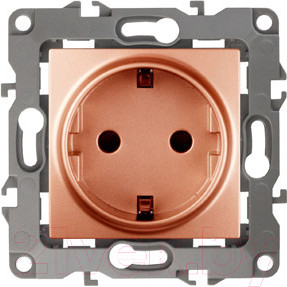 Изображение товара Розетка ЭРА Schuko 12-2102-14 / Б0019325 (медь)