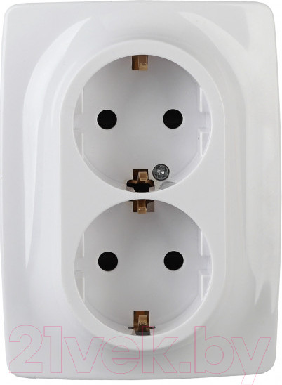 Изображение товара Розетка ЭРА Schuko 12-2108-01 / Б0036442 (белый)
