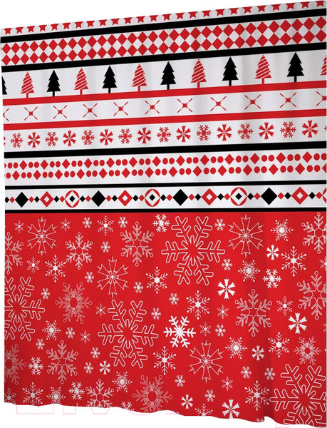 Изображение товара Шторка-занавеска для ванны JoyArty Зимнее волшебство / sc_20320