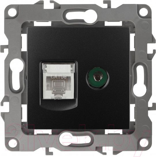 Изображение товара Розетка ЭРА 12-3110-05 / Б0027445 (антрацит)