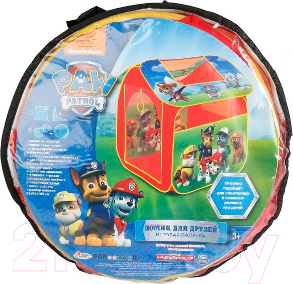 Изображение товара Детская игровая палатка Играем вместе Щенячий Патруль / GFA-PP-R