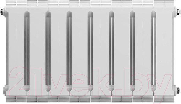 Изображение товара Радиатор биметаллический Royal Thermo PianoForte 300 Bianco Traffico (8 секций)