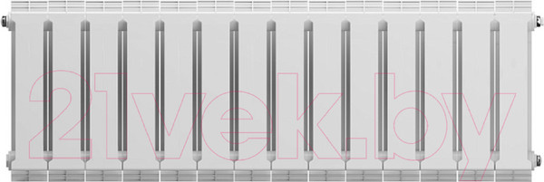 Изображение товара Радиатор биметаллический Royal Thermo PianoForte 300 Bianco Traffico (14 секций)