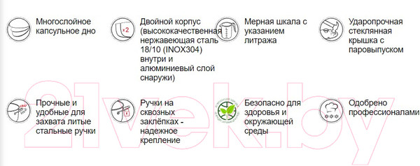 Изображение товара Ковш Fissman Brigitte 5460