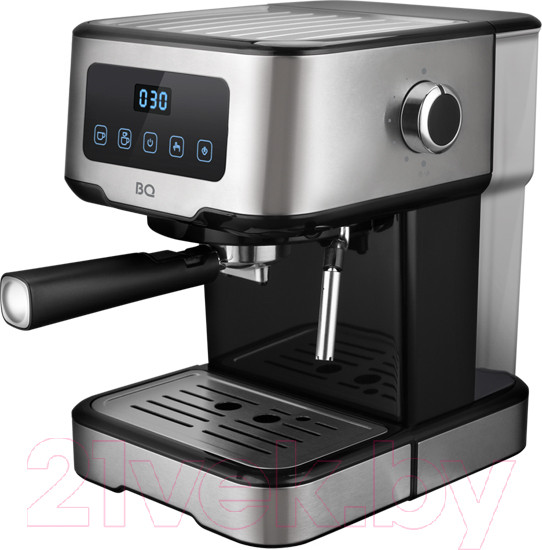 Изображение товара Кофеварка эспрессо BQ CM9000 (сталь/черный)
