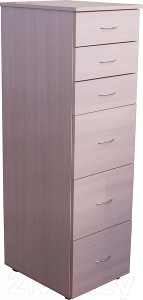 Изображение товара Комод Компас-мебель КС-008-04Д1 (дуб молочный)
