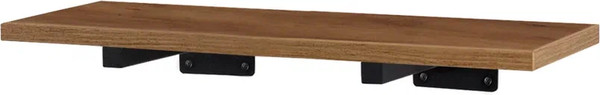 Изображение товара Полка Millwood Настенная с кронштейном 40x20 (дуб табачный Craft/черный)