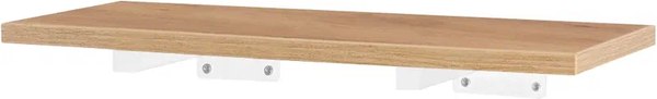 Изображение товара Полка Millwood Настенная с кронштейном 40x20 (дуб золотой Craft/белый)