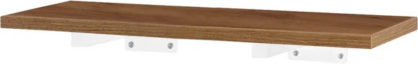 Изображение товара Полка Millwood Настенная с кронштейном 40x20 (дуб табачный Craft/белый)
