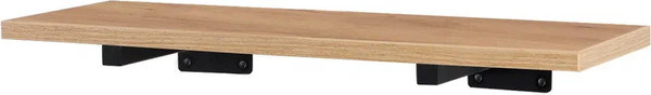 Изображение товара Полка Millwood Настенная с кронштейном 60x20 (дуб золотой Craft/черный)