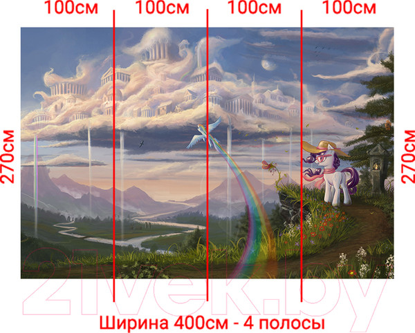 Изображение товара Фотообои листовые Arthata Fotooboi-Edinorog-119 (400x270)