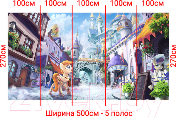 Изображение товара Фотообои листовые Arthata Fotooboi-Edinorog-118 (500x270)