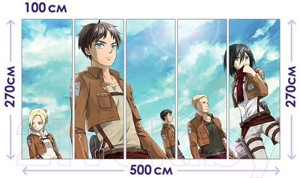 Изображение товара Фотообои листовые Arthata Fotooboi-Anime-141 (500x270)