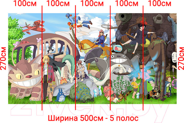 Изображение товара Фотообои листовые Arthata Fotooboi-Anime-147 (500x270)