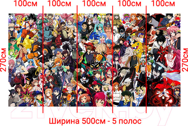 Изображение товара Фотообои листовые Arthata Fotooboi-Anime-174 (500x270)