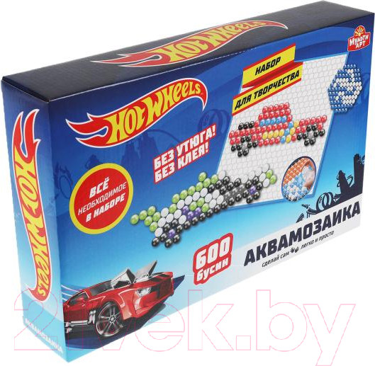 Изображение товара Развивающая игра MultiArt Аквамозаика Хот Вилс / AB600-HW1