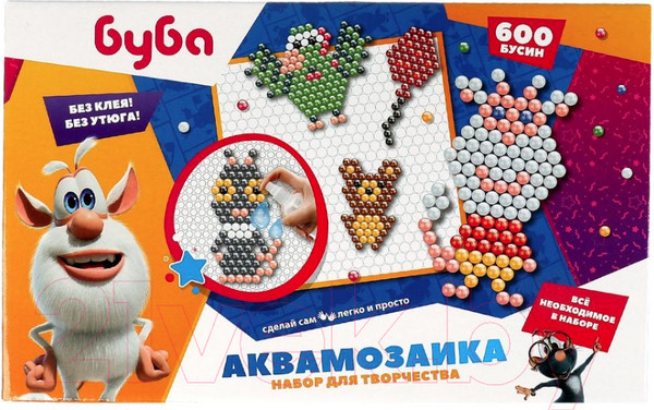 Изображение товара Развивающая игра MultiArt Аквамозаика Буба / AB600-BUBA1