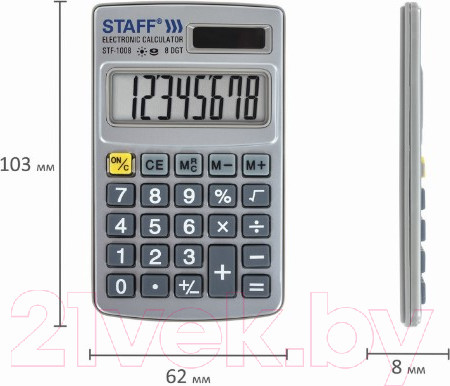 Изображение товара Калькулятор Staff STF-1008