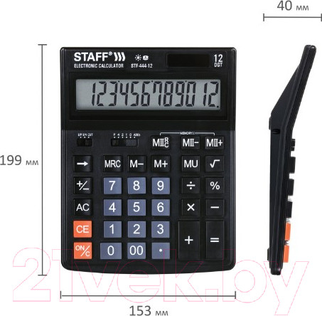 Изображение товара Калькулятор Staff STF-444-12