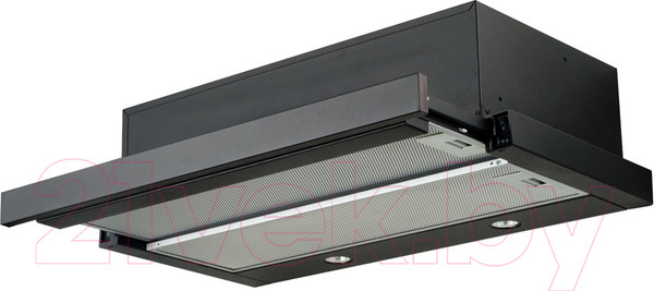 Изображение товара Вытяжка телескопическая Akpo Light Eco Glass Twin 60 WK-7 Т-300 (черный)