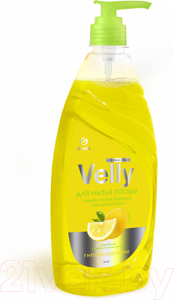 Изображение товара Средство для мытья посуды Grass Velly Лимон / 125427 (1л)