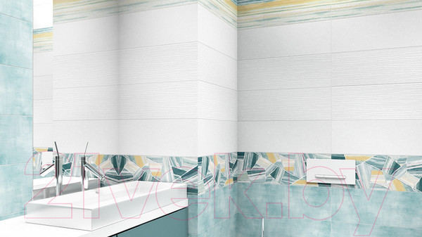 Изображение товара Бордюр Alma Ceramica Metallic Glossy Silver BWM61MET707 (600x12)