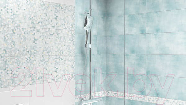 Изображение товара Бордюр Alma Ceramica Metallic Glossy Silver BWM61MET707 (600x12)