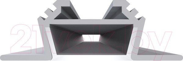 Изображение товара Профиль для светодиодной ленты Apeyron Electrics Угловой врезной 08-03 (2м)