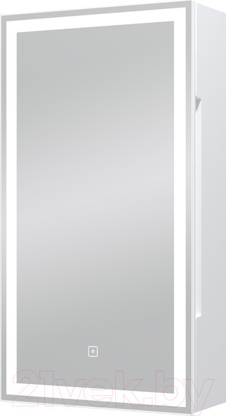 Изображение товара Шкаф с зеркалом для ванной Континент Allure Led 35х65 L