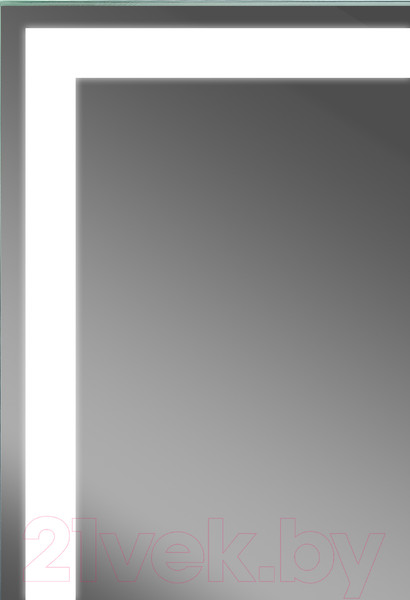 Изображение товара Шкаф с зеркалом для ванной Континент Mirror Box Black Led 80х80