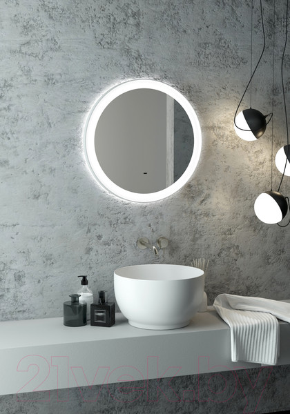 Изображение товара Зеркало Континент Planet White Led D 60 (с бесконтактным сенсором)