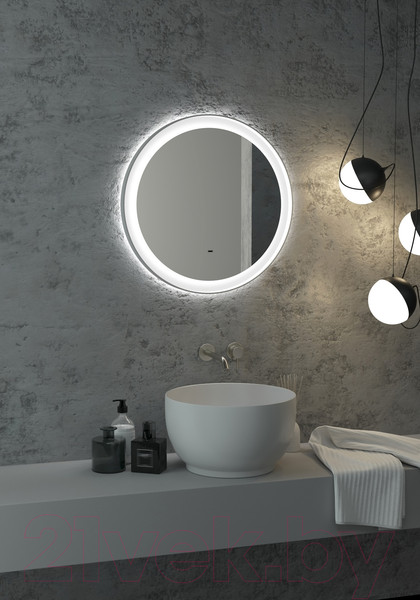 Изображение товара Зеркало Континент Planet White Led D 60 (с бесконтактным сенсором)
