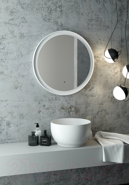 Изображение товара Зеркало Континент Planet White Led D 70 (с бесконтактным сенсором)
