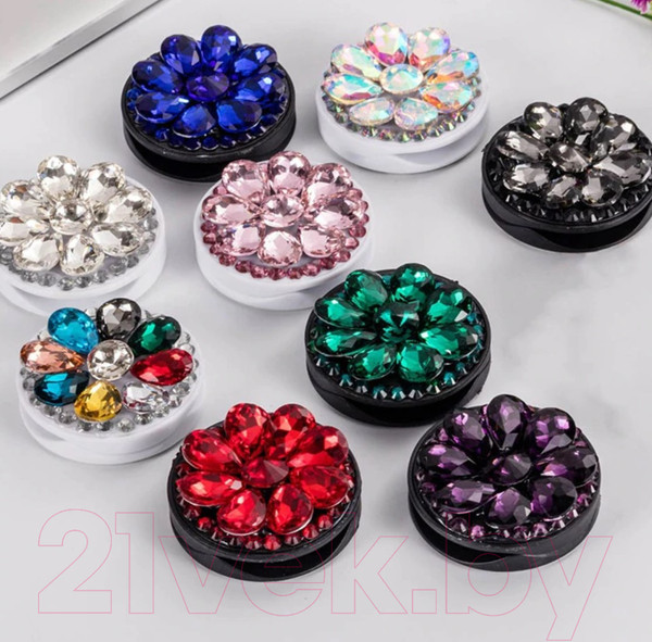 Изображение товара Попсокет Case Crystal (изумрудный)