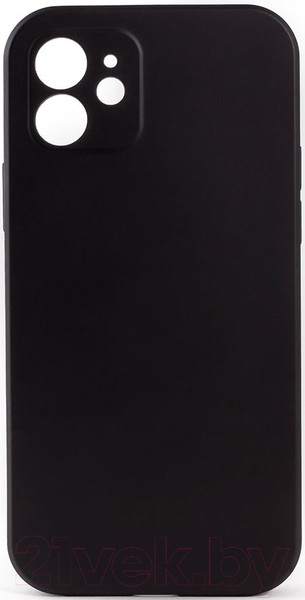 Изображение товара Чехол-накладка Case Coated для iPhone 12 (черный)