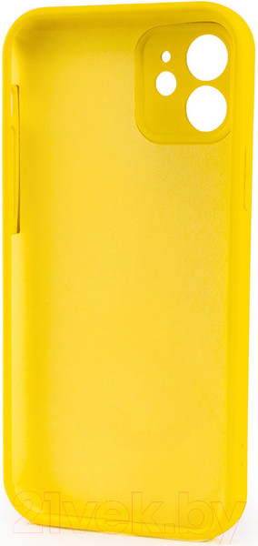Изображение товара Чехол-накладка Case Coated для iPhone 12 (желтый)
