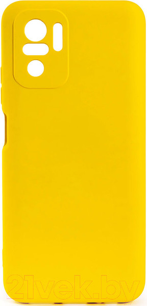Изображение товара Чехол-накладка Case Coated для Redmi Note 10 (4G)/Redmi Note 10S (желтый)
