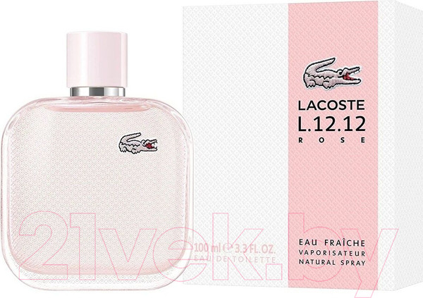 Изображение товара Туалетная вода Lacoste Eau De Lacoste L.12.12 Rose Eau Fraiche  (100мл)