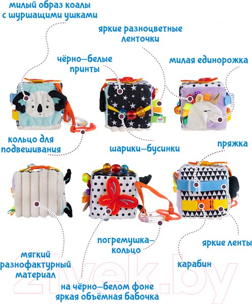 Изображение товара Подвеска на кроватку Fancy Кубик / FBKUB0