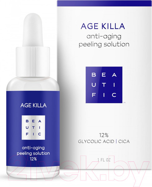 Изображение товара Пилинг для лица Beautific Age Killa Омолаживающий 12% с гликолевой кислотой (30мл)