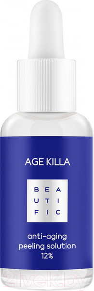 Изображение товара Пилинг для лица Beautific Age Killa Омолаживающий 12% с гликолевой кислотой (30мл)
