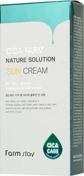 Изображение товара Крем солнцезащитный FarmStay Cica Farm Nature Solution Sun Cream SPF50+/PA+++ (50г)