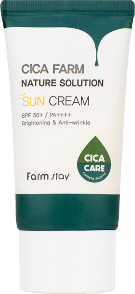 Изображение товара Крем солнцезащитный FarmStay Cica Farm Nature Solution Sun Cream SPF50+/PA+++ (50г)