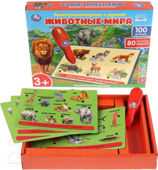 Изображение товара Развивающая игра Умка Электровикторина. С ручкой / HT888-R (48)