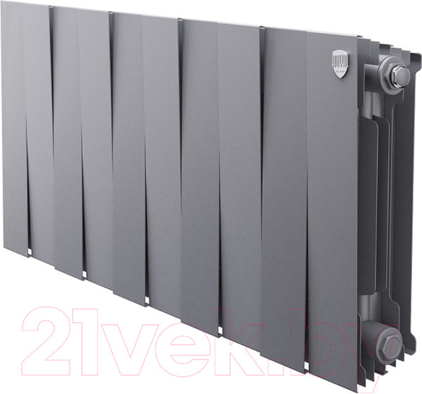 Изображение товара Радиатор биметаллический Royal Thermo PianoForte 300 Silver Satin (10 секций)