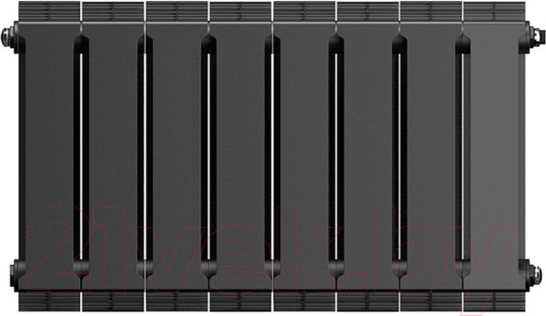 Изображение товара Радиатор биметаллический Royal Thermo PianoForte 300 Noir Sable (8 секций)