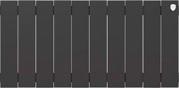 Изображение товара Радиатор биметаллический Royal Thermo PianoForte 300 Noir Sable (10 секций)