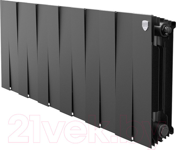Изображение товара Радиатор биметаллический Royal Thermo PianoForte 300 Noir Sable (12 секций)