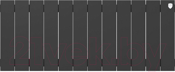 Изображение товара Радиатор биметаллический Royal Thermo PianoForte 300 Noir Sable (12 секций)
